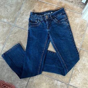 Scandal Classic Blue Boot Cut Jeans for Effortless Style Size 5/6 juniors